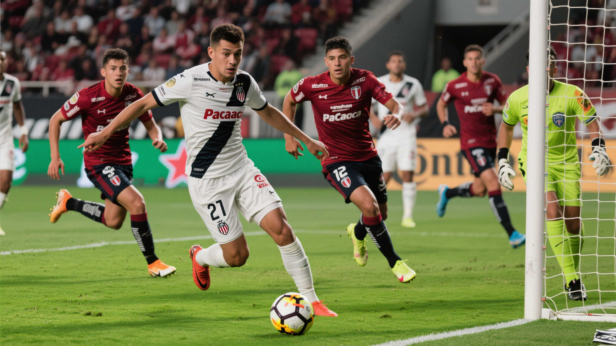 半场战报:皇马2-0领先,射门不敌帕丘卡12次 相较而言,由墨西哥劲旅帕丘卡所呈现出的强势前压策略