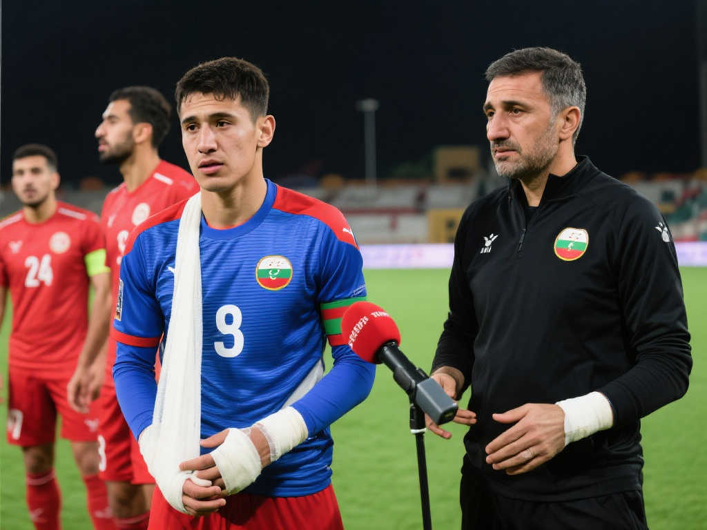 塔吉克斯坦主帅:尽管两名主力受伤,仍将全力以赴挑战中国队 塔吉克斯坦主帅:尽管两名主力受伤,仍将全力以赴挑战中国队